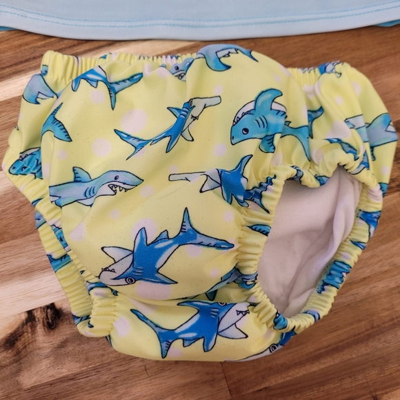 Shark 6-12m Swim Wear - Picture 2 of 4